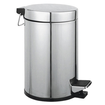 PAPELERA MAURER INOX 5 Lt.  20 x 27cm