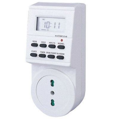 Programador Digital 16a 250v (8 Programas)