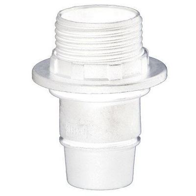 Portalamparas 4a E-14 Con Rosca + Arandela Blanco