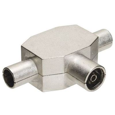 19110190 Distribuidor Tv Blind Metal 1 Hembra + 2 Machos