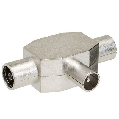 19119195 Distribuidor Tv Blind Metal 1 Macho + 2 Hembra