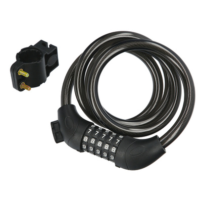 Cable Bicicleta Espiral Con Combinación. 12 mm. x 120 cm.