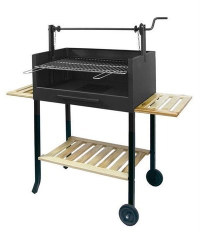 BARBACOA C/RUEDAS-ELEVADOR PARR. CINCADA