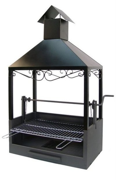 CAJON BARBACOA CHIMENEA PARRILLA HIERRO
