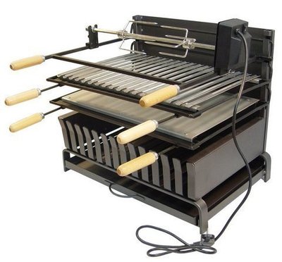 CAJON CON PARRILLA MAS PLANCHA MAS ASADOR POLLO 70 X