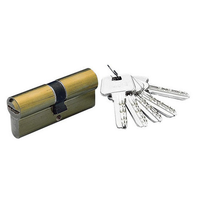 Cilindro Azbe Seguridad Hs-6 34x34/r15,0 Latonado