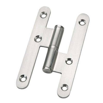 03035030 Pernio níquel  Canto Redondo Sin Remate 100 mm. Derecho