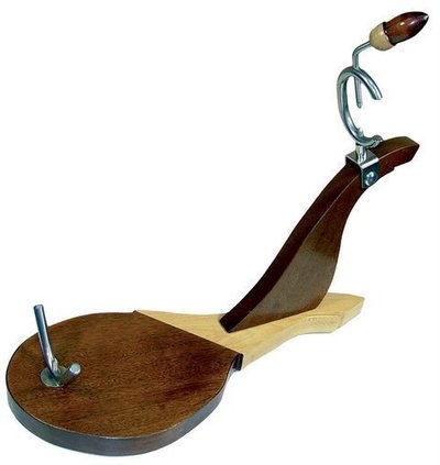 SOPORTE JAMONERO JAMON INOX PATA MADERA