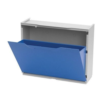 Zapatero Resina 51x17x41 Blanco / Azul