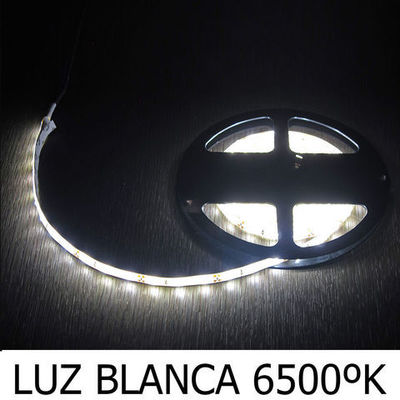 05490065 Tira LED Adhesiva con 180 leds 14,4 W 12 V. 6500 ºK Luz Blanca Ip 65 3 metros.