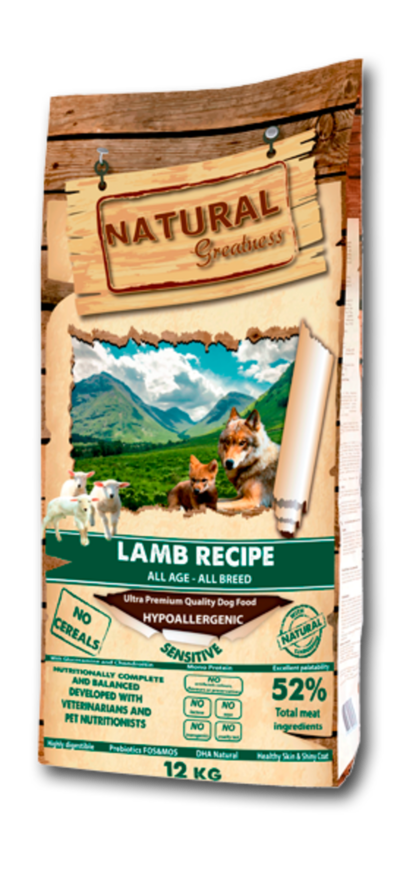 LAMB RECIPE  (Cordero) 12Kg..