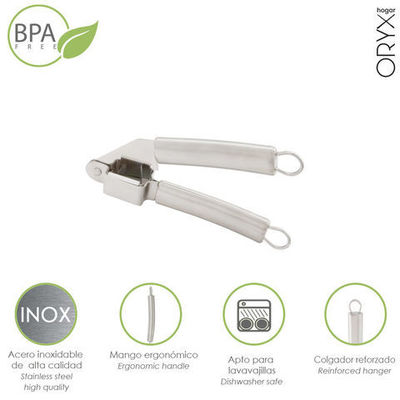 05076030 Triturador Ajos Acero Inoxidable 5 x 18 (Alt) cm