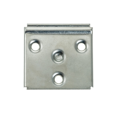 39501 Placa colgador sencillo zincado