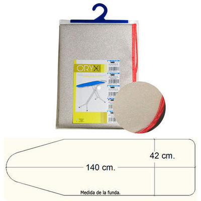 05160015 Funda Mesa Plancha Espuma Metalizada 140x42 cm.
