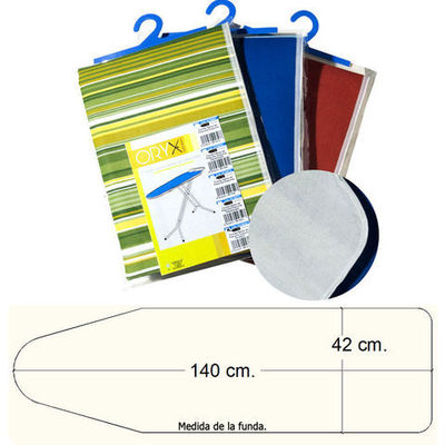 05160020 Funda Mesa Plancha Espuma Muleton 140x42 cm