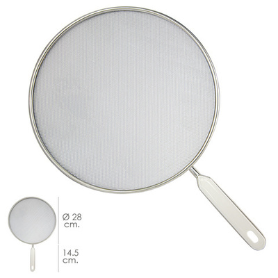 05072015 Tapa Anti Salpicaduras Sarten Aluminio Ø 28 cm. Con Mango