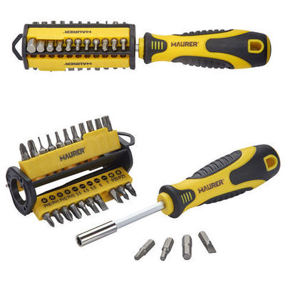 02323410 Juego Puntas Maurer Con Adaptador 35 Piezas.