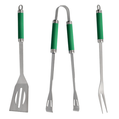 08130276 Set Barbacoa 3 Piezas. (Espatula, Pinzas y Tenedor) 34,5 cm.