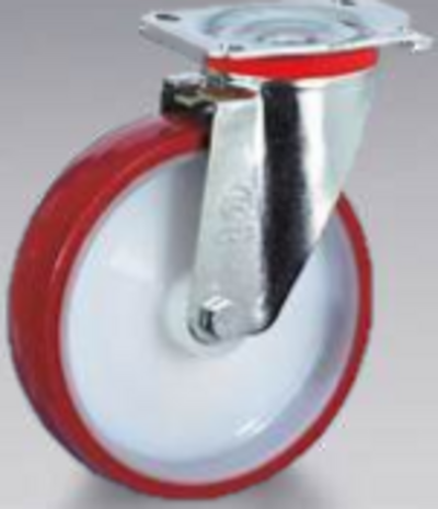 Ruedas serie M nylon/poliamida con placa fija di?metro de rueda 80, 100, 125, 160 y 200mm