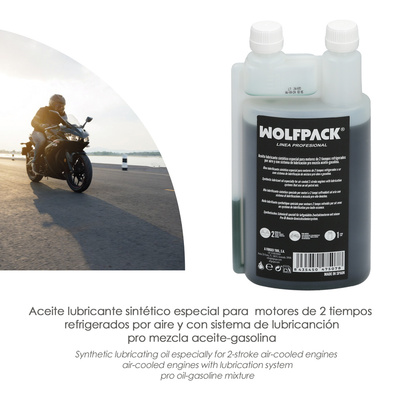 Aceite Lubricante 2 Tiempos 1 Litro 