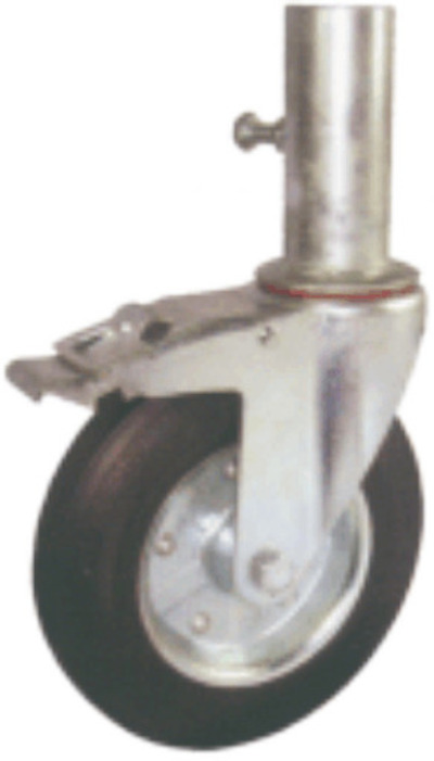 Rueda andamio con freno Hembra  200mm