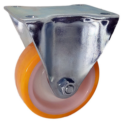 RUEDA nylon/poliuretano fuete placa fija ARO 100