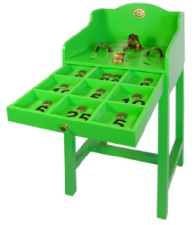 MESA JUEGO RANA MADERA 51X51X116 CMS