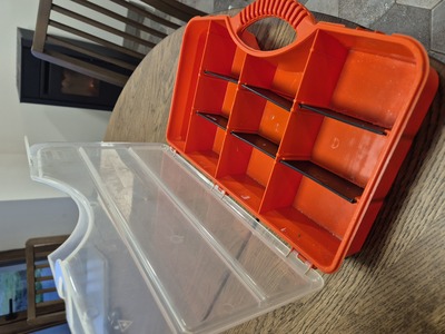 Caja organizadora  350 x 200 x 50 con 10 Compartimentos