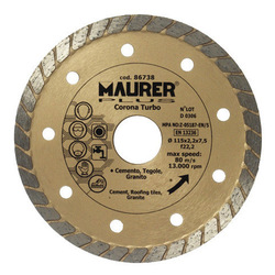 DISCO DIAMANTE MAURER CONT.TURBO 115mm