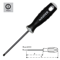 DESTORNILLADOR MAURER VACIA. 0,5x3,0x 80