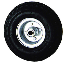 RUEDA NEUMATICA LLANTA  METALICA  EJE. 20mm Y EJE CEN