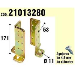 Soporte para madera anclaje bricomatado,regulable