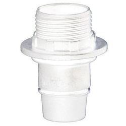 Portalamparas 4a E-14 Con Rosca + Arandela Blanco