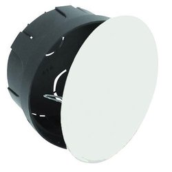 Caja Empotrar Registro Con Tapa Ø80x40 Gancho Metalico