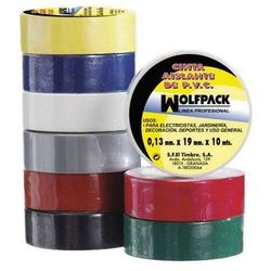 Cinta Aislante Wolfpack 10x19 Blanca