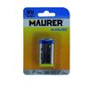 Pila Maurer Alcalina 6lr61 (Blister 1 Pieza)