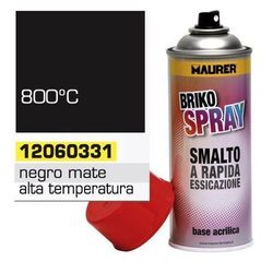 Spray Maurer Alta Temperatura Negro Mate 400ml