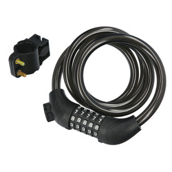 Cable Bicicleta Espiral Con Combinación. 12 mm. x 120 cm.