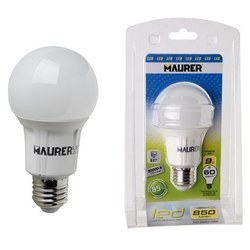Bombilla Led Standar E27 9 w -60w. Lumenes 806 fria 600k