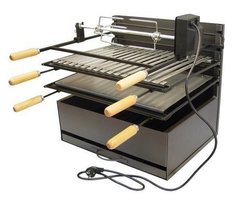 CAJON CON PARRILLA MAS PLANCHA MAS ASADOR DE POLLO 7 CM