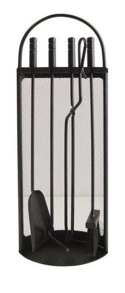 JUEGO CHIMENEA ARCO-MALLA (UTILES NEGROS)