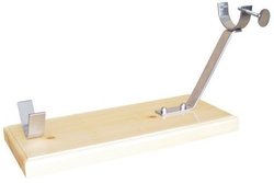 SOPORTE JAMONERO INOX. 460X190 MM.