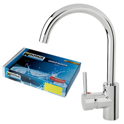 Monomando Wolfpack "Línea Flow" Fregadero Con Caño Alto