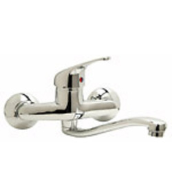 04041100 Monomando Wolf pack Fregadero Pared Horizontal