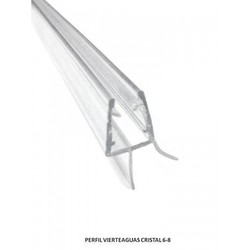 Perfil vierteaguas 11,5mm  6/8mm 