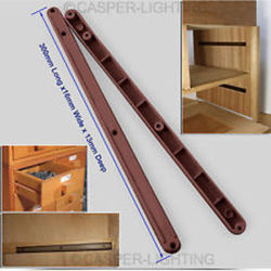 Juego de guias cajon plastico 240mm