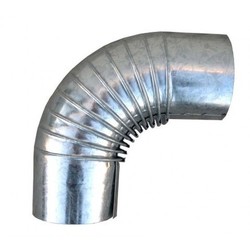 22010054 Codo Estufa Galvanizado de 110 mm. 90°