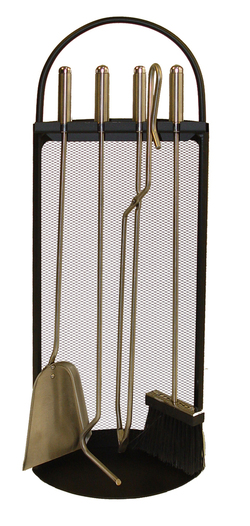  JUEGO CHIMENEA ARCO-MALLA 5 piezas (UTILES INOX) 