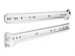 Guia de cajon metalica Blanca 500mm