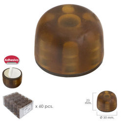 Tope Puerta Plastico Marron ø 30 mm. x 23 mm. (Alt)